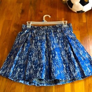 Bethany mota blue sparkly skirt